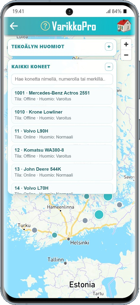Tekoälyn huomiot