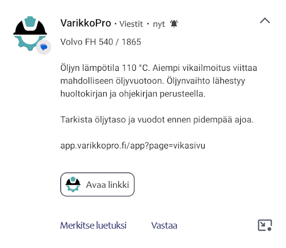 Älyhuolto-viesti